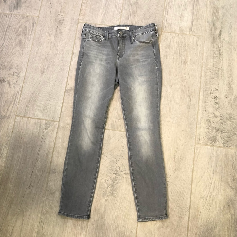 Athleta Sculptek Grey Skinny Jeans, size 2P
